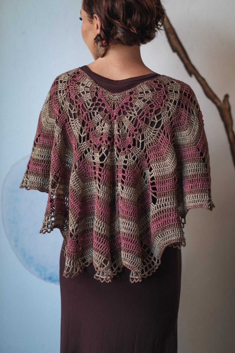 Stream of Consciousness Capelet Crochet Pattern