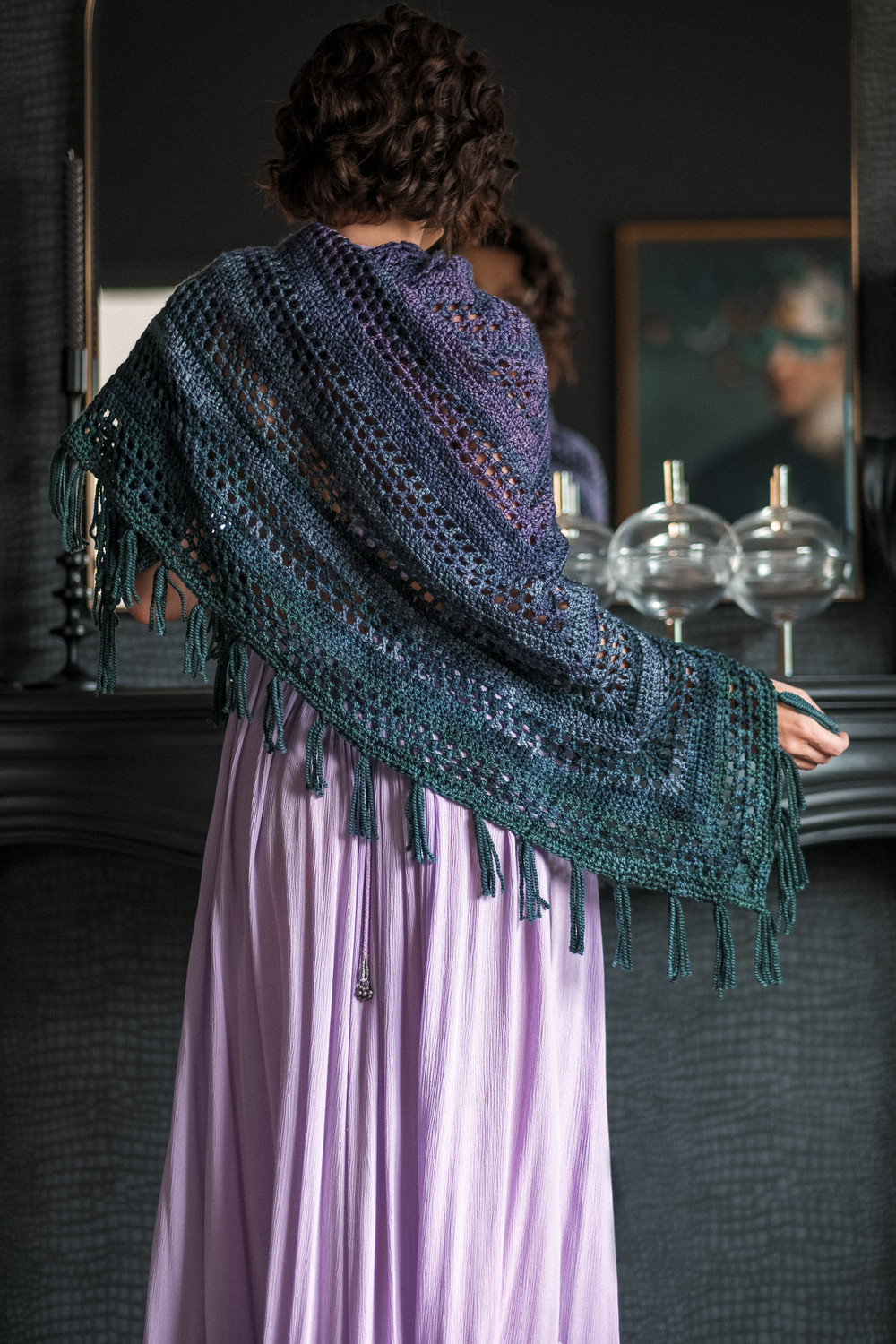 Teal Tenacity Crochet Shawl Pattern