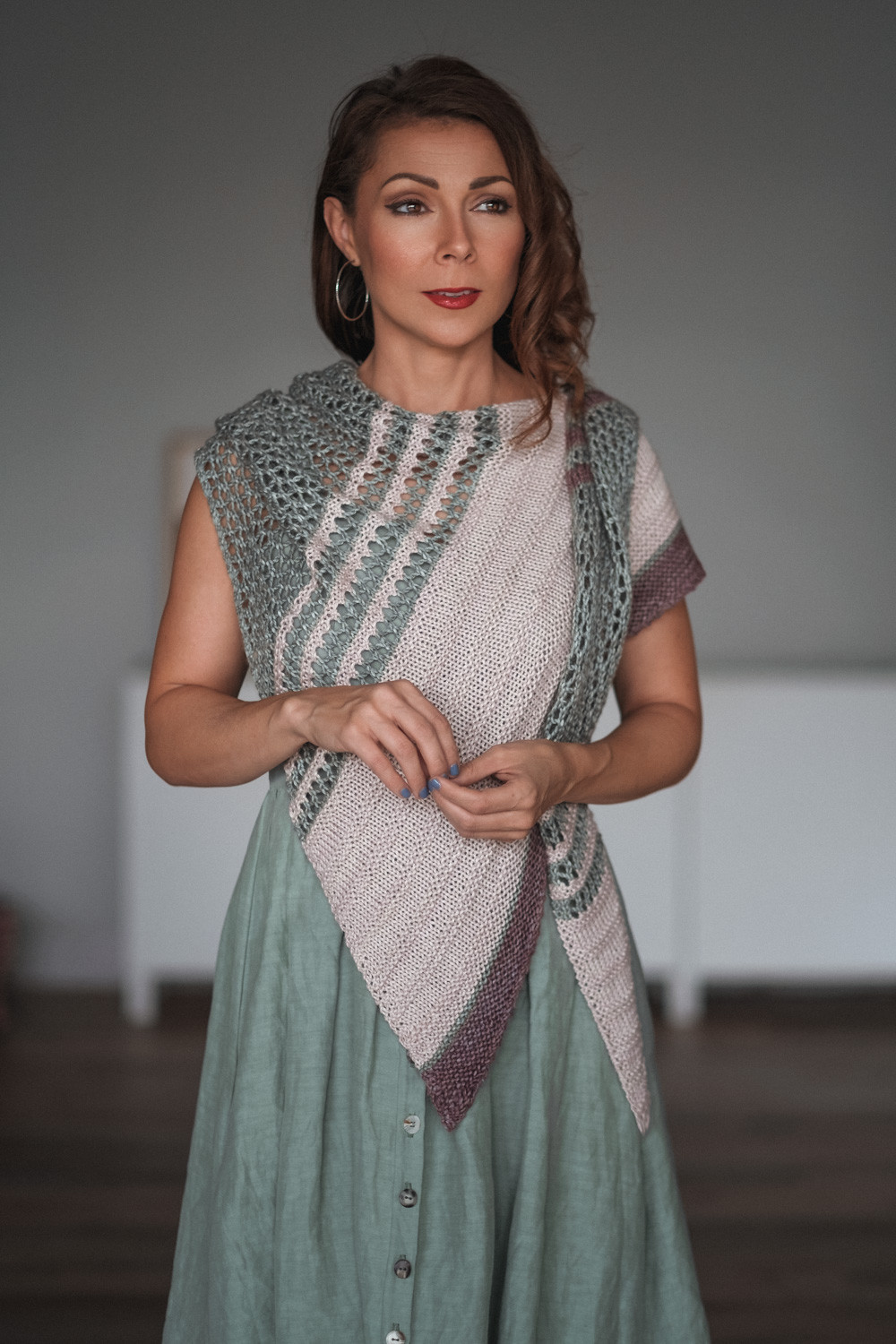 Spring Carnival Knitted Shawl Pattern