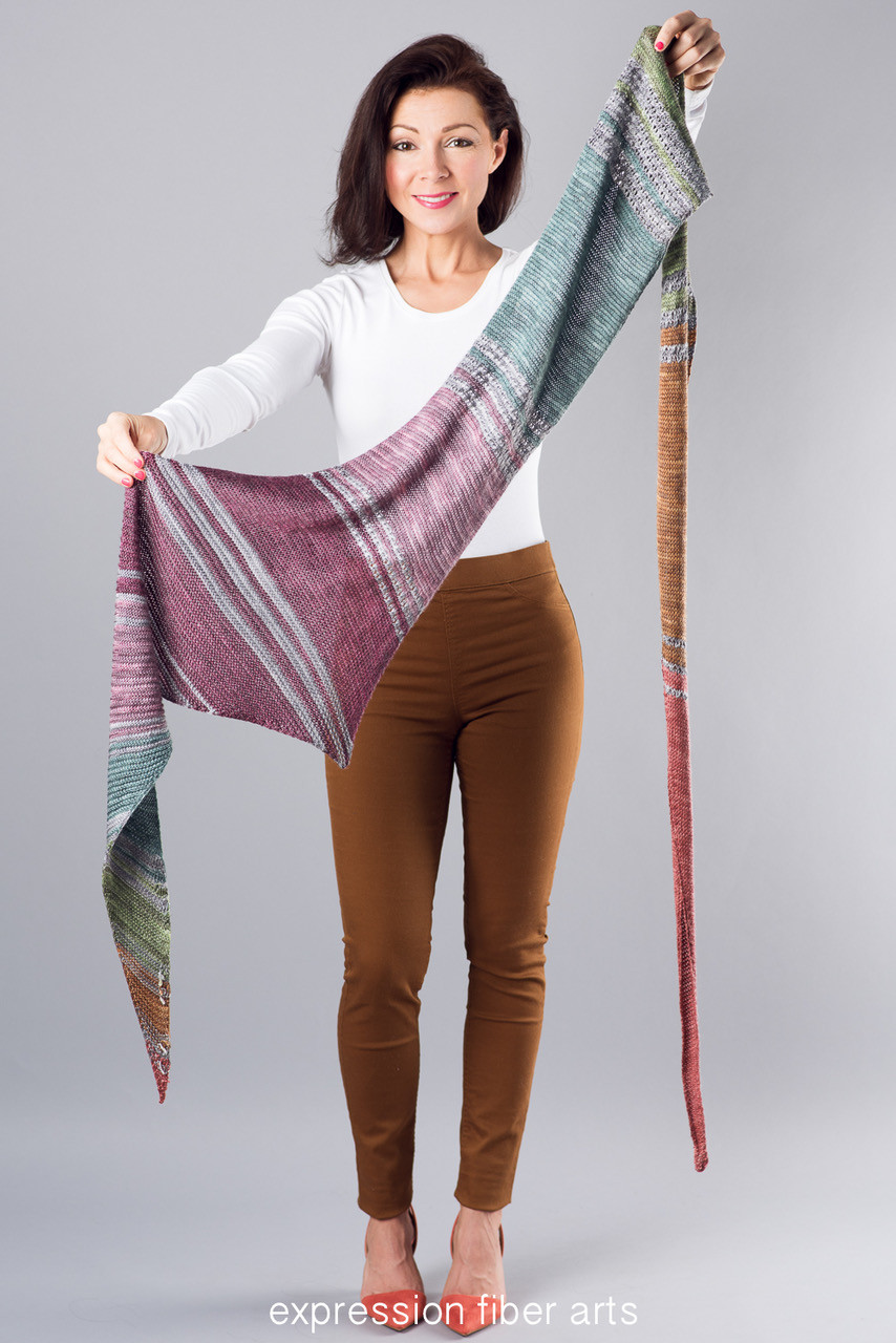 Star Train Knitted Shawl Pattern