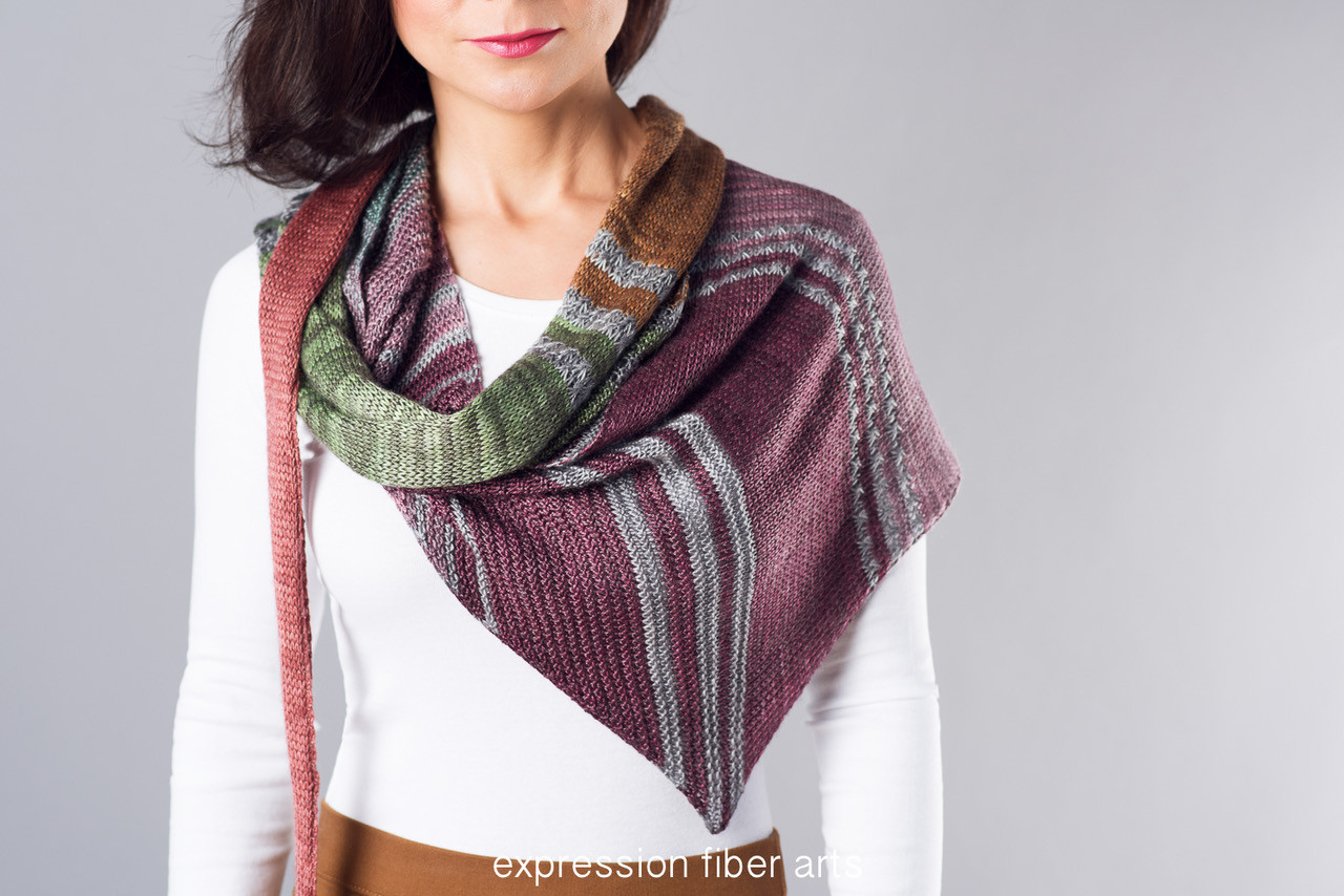 Star Train Knitted Shawl Pattern