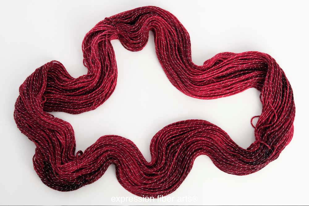 Red Velvet Rose 'SPARKLE' DK - Expression Fiber Arts