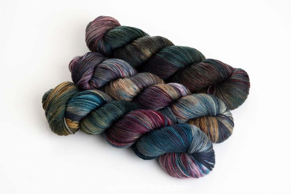 Time Traveler 'CASHSILK' SOCK - Expression Fiber Arts