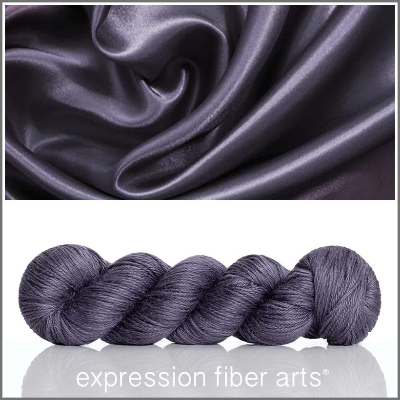 Royal Gray 'ALPACA SILK' DK - Expression Fiber Arts