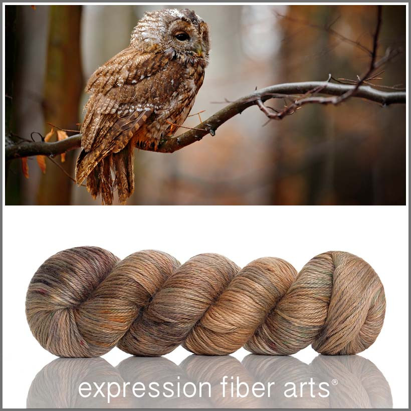 Tawny Owl 'ALPACA SILK' DK - Expression Fiber Arts