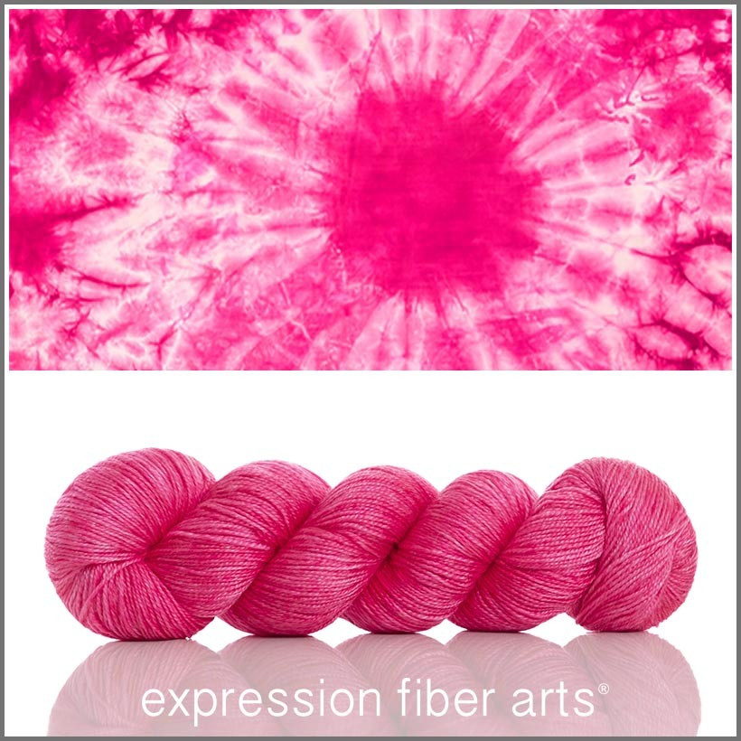 Hot Pink 'LUSTER' SPORT - Expression Fiber Arts