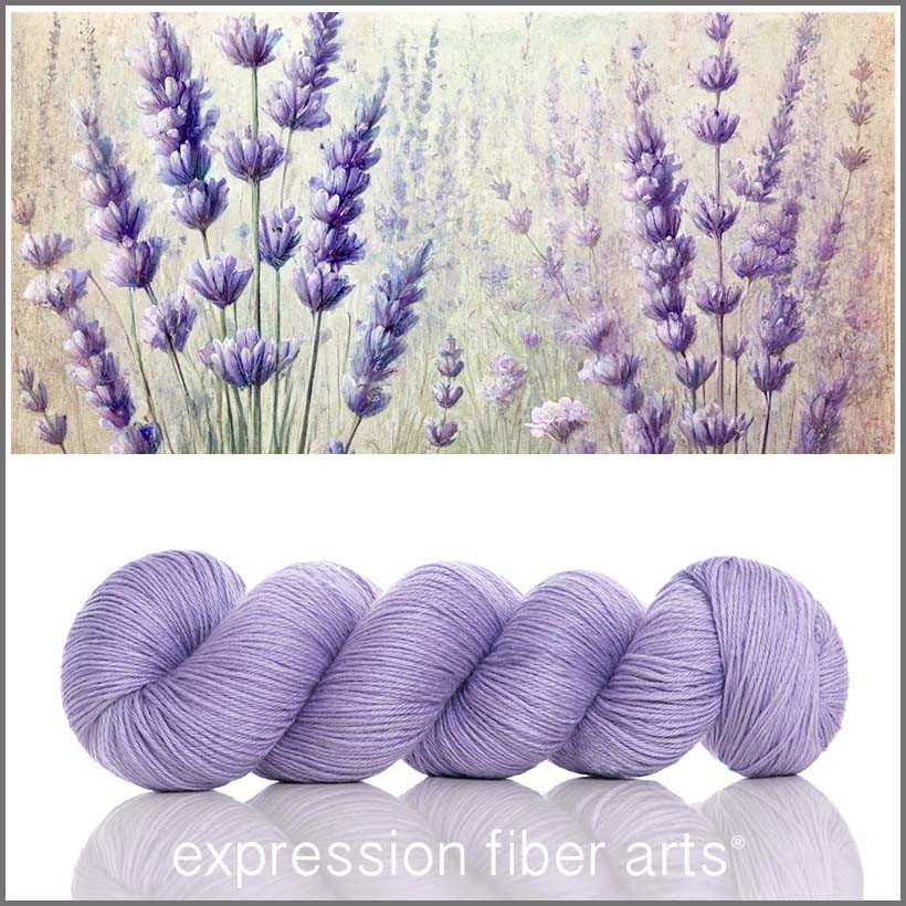 Lavender Haze 'CASHSILK' SOCK - Expression Fiber Arts