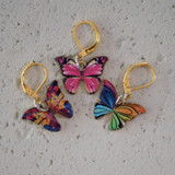 Kaleidoscope Butterflies Stitch Markers – Set of 3