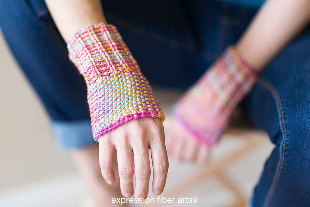 Writer's Wrist Warmers Free Knitted Pattern
