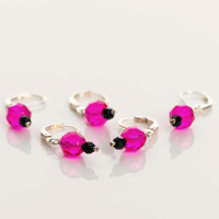 Hot Pink 5-Pack Opening Stitch Markers