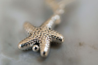 Tibetan Silver Starfish Stitch Markers Set of 5