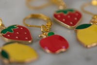 Strawberry Lemonade Stitch Marker Set of 5