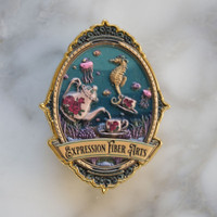 Custom 3-D Undersea Tea Enamel Pin