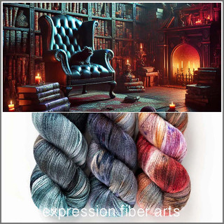 Cozy Evening Hues 'ALPACA SILK' LACE KIT - Expression Fiber Arts