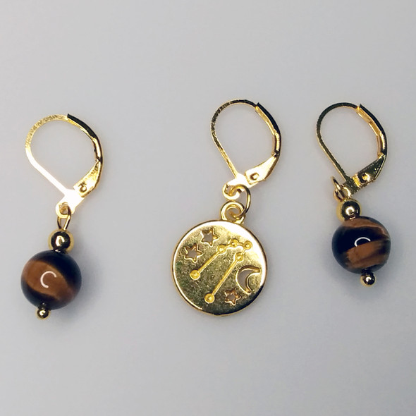 Leo Stitch Markers - Set of 3 Leo Stitch Markers - Set of 3
