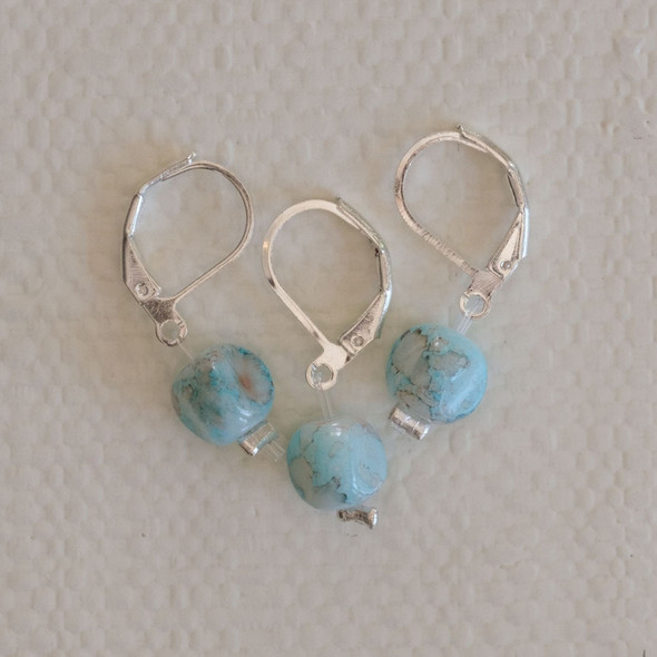 Glacial Dream Stitch Markers - Set of 3
