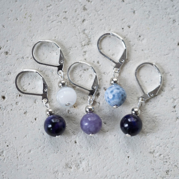 Purple Palooza Stitch Markers - Set of 5 Purple Palooza Stitch Markers - Set of 5