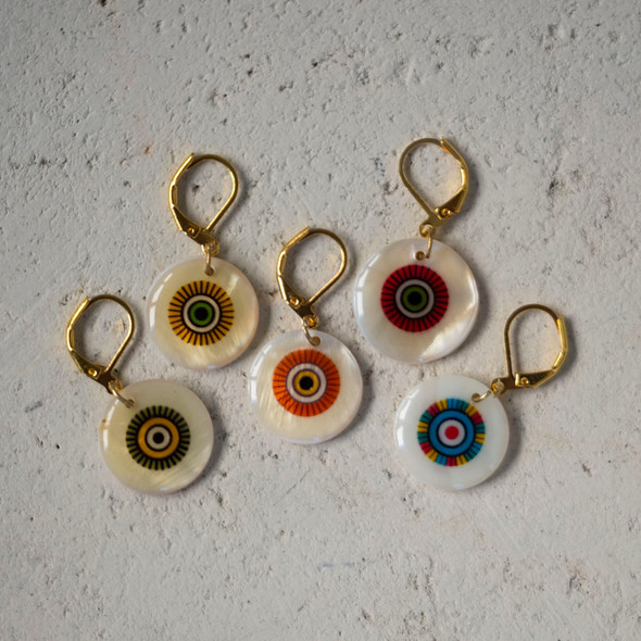 Radiant Eye Stitch Markers -Set of 5
