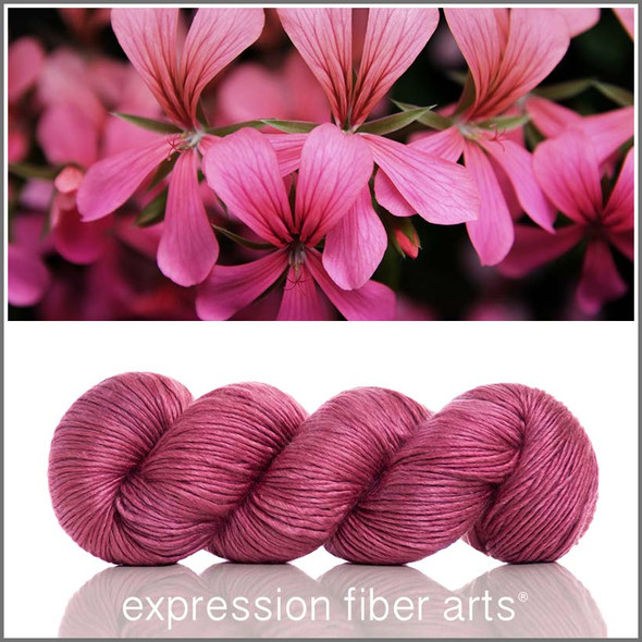 Pre-Order Geranium Glow 'PEARLESCENT' WORSTED