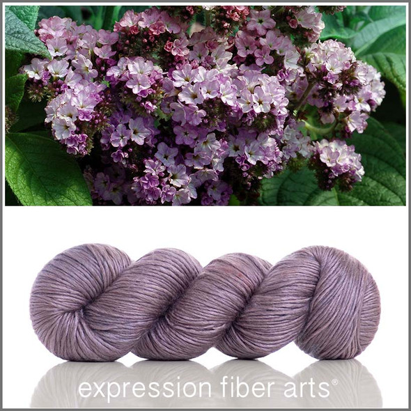 Pre-Order Midnight Heliotrope 'PEARLESCENT' WORSTED