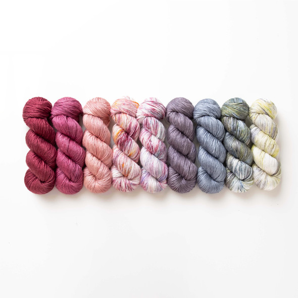 Secret Language of Flowers Hues 'PEARLESCENT' WORSTED FULL-SIZE KIT