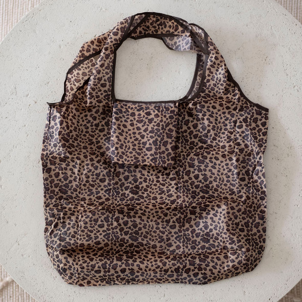 Cheetah Print Reusable Shopping Tote