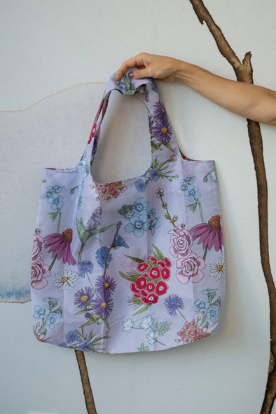 Wildflower Whimsy Reusable Shopping Tote