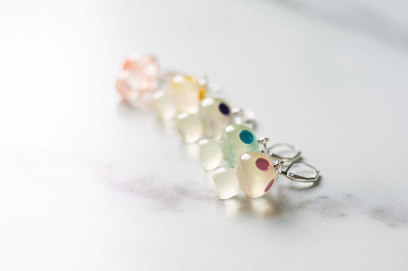 Enchanted Mushrooms Stitch Markers – Set of 5