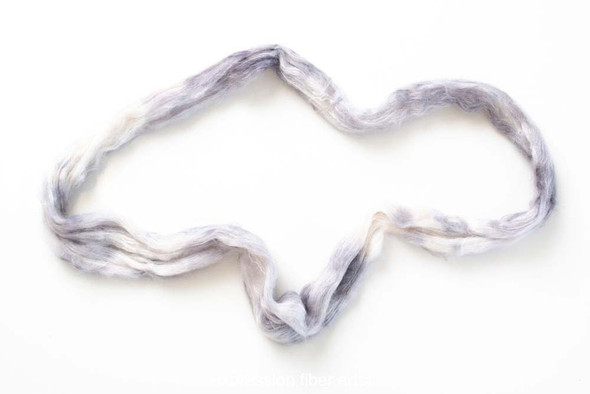 Gray Striped Agate 'GOSSAMER SILK' LACE