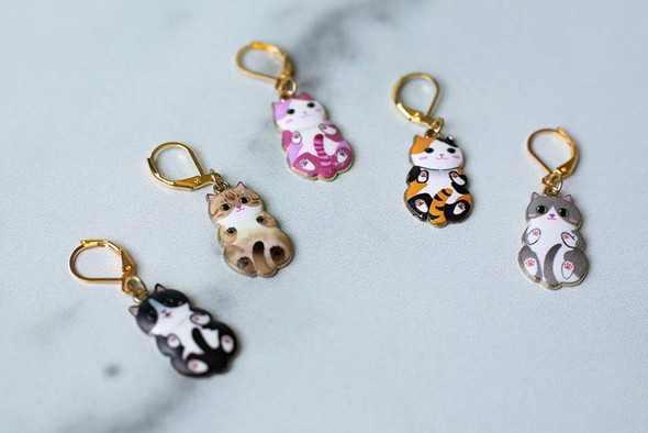 Fun Kitties Stitch Markers – Set of 5