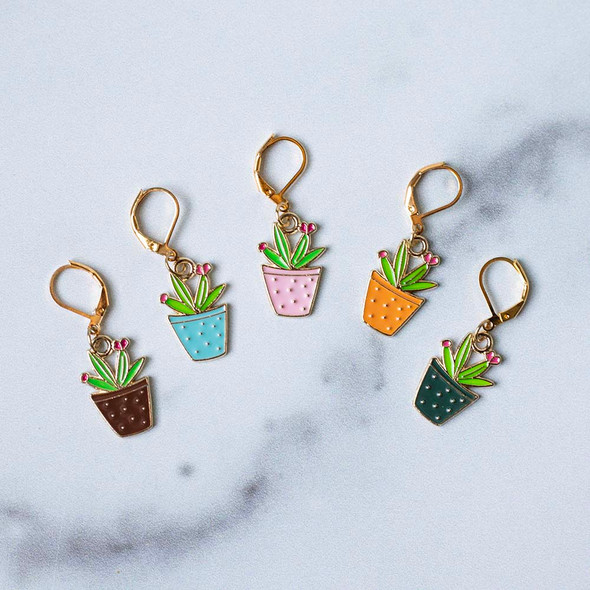 Cute Plant Stitch Markers – Set of 5