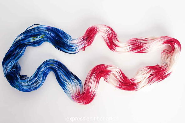 Oopsy Red White and Blue Kit 'CASHSILK' SOCK 