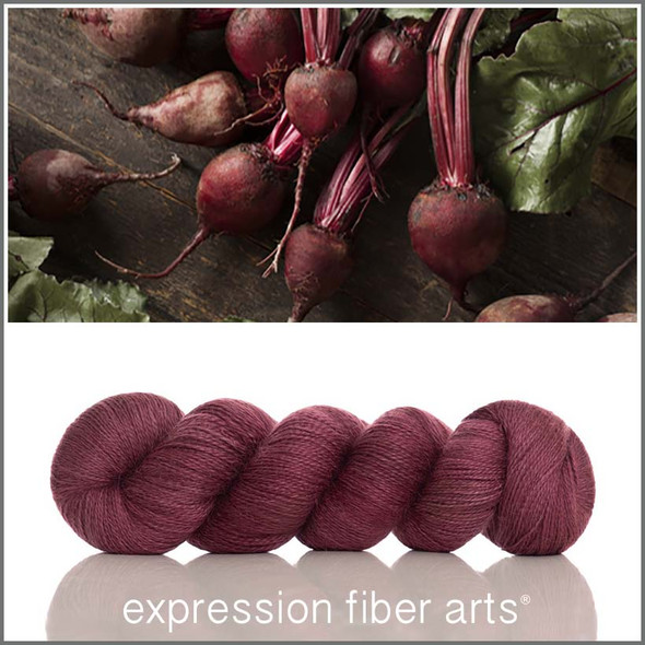 Beet 'ALPACA SILK' LACE
