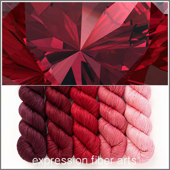 Pre-Order January Garnet Hues 'OASIS' DK KIT