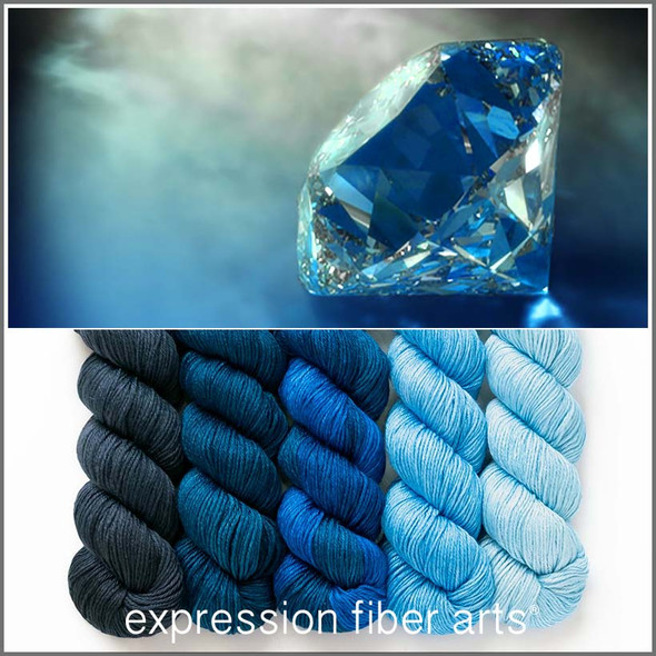 September Sapphire Hues 'OASIS' DK KIT