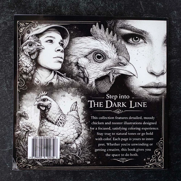 The Dark Line Chicken Coloring Book – Free Gift with Purchase (See Details Below)