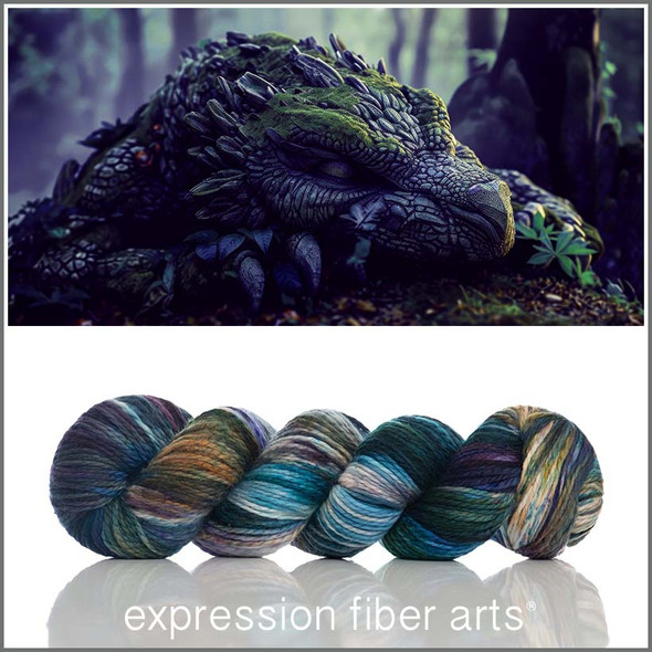 Oopsy Sleeping Dragon 'BUTTERY' WORSTED