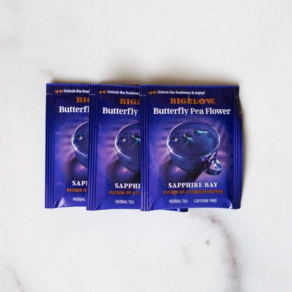 Bigelow Sapphire Bay Butterfly Pea Flower Tea Bags - Free Gift with Purchase (See Details Below)