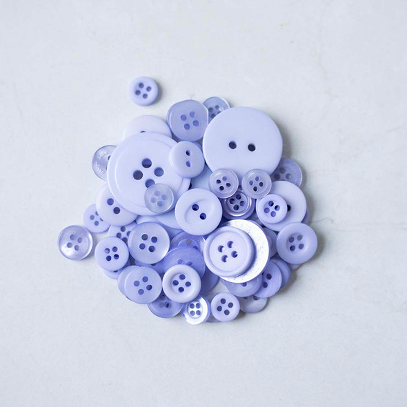 Assorted Lilac Buttons