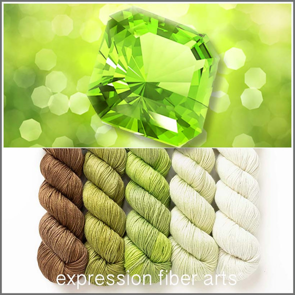 Oopsy August Peridot Hues 'OASIS' DK KIT