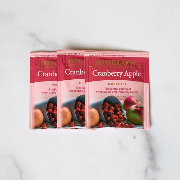 Bigelow Cranberry Apple Tea Bags - Free Gift with Purchase (See Details Below)