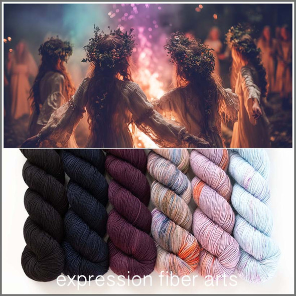 Samhain Fire Hues 'RESILIENT' SOCK KIT