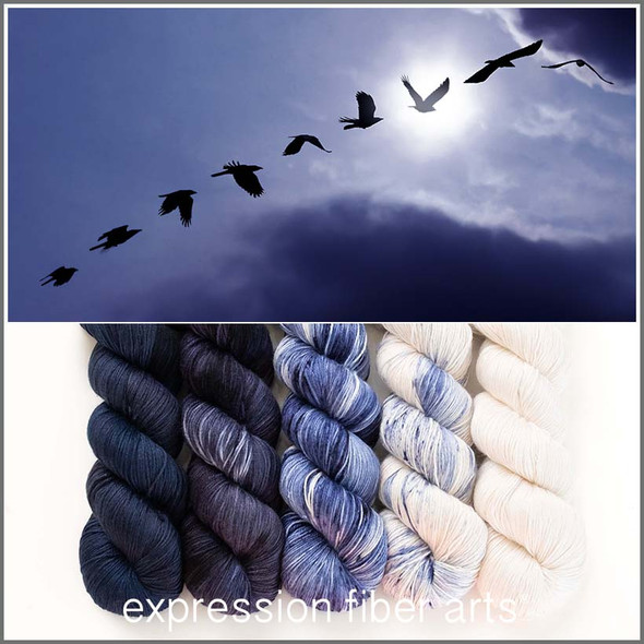 Nevermore Hues 'YAK SILK' FINGERING KIT - Limited Edition