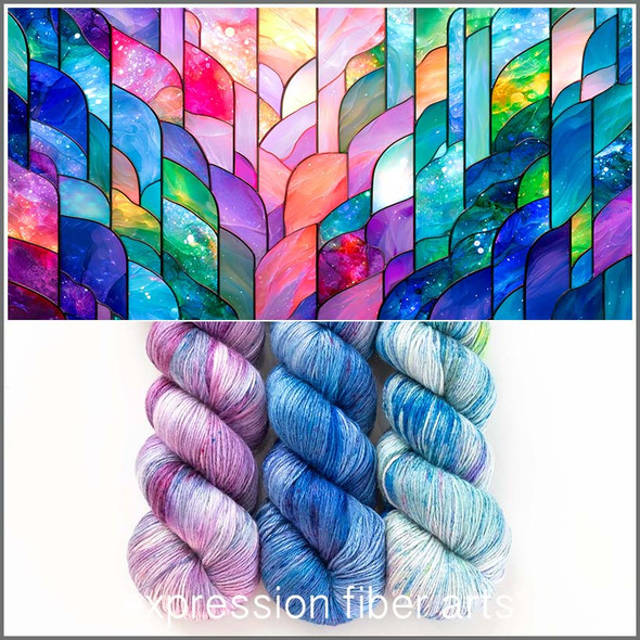 Modern Glass Hues – Mid-Month Club October 2026 (Plus Bag & Buttons)