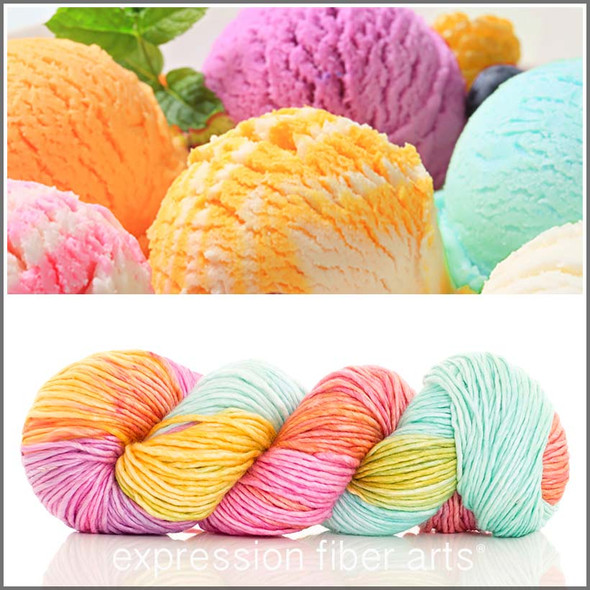 Pre-Order Sorbet 'PEARLESCENT' WORSTED