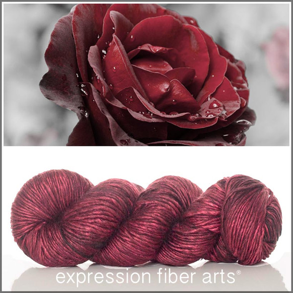 Oopsy Red Velvet Rose 'PEARLESCENT' WORSTED
