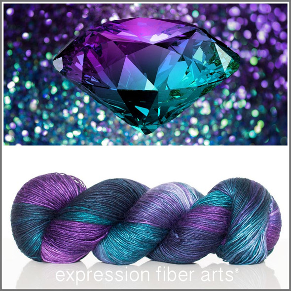 Pre-Order June Alexandrite 'PEARLESCENT' FINGERING