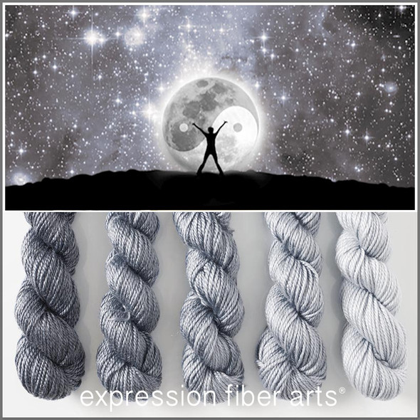 Pre-Order Yin Yang Hues 'LUSTER' WORSTED MINI