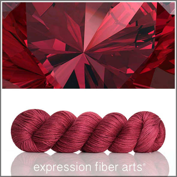 January Garnet 'ALPACA SILK' DK