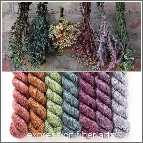 Dried Herb Hues 'LUSTER' WORSTED MINI KIT